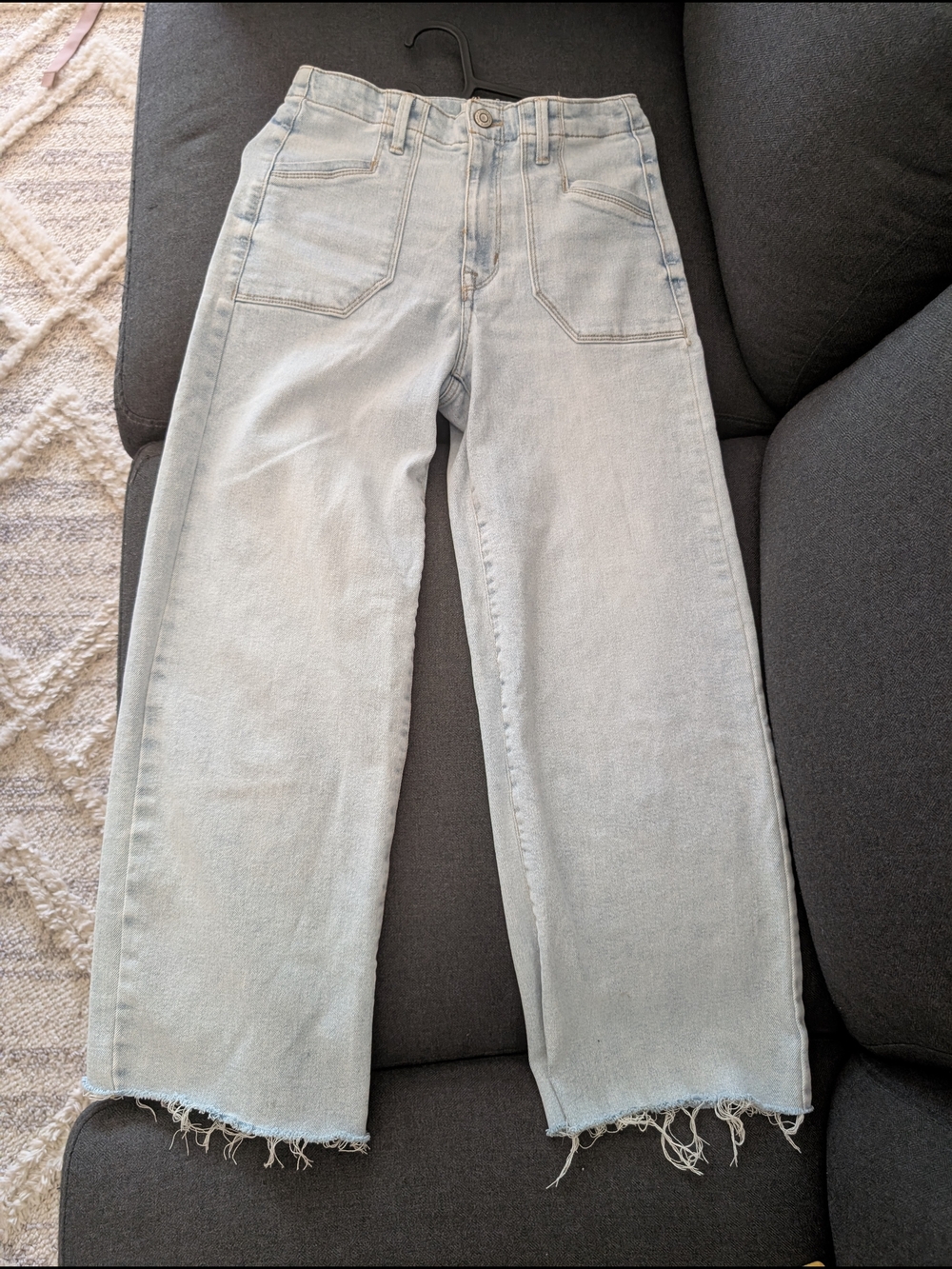 Kensie Light Wash Straight Leg Jeans - Picture 2 of 6